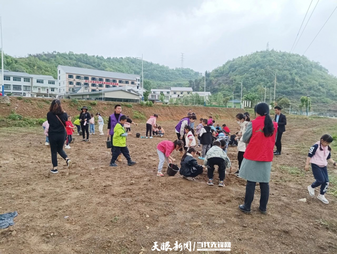 贵阳市观山湖区世纪城街道龙吉社区关工委开展青少年农耕户外拓展活动(图1)